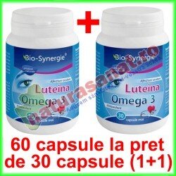 Luteina Omega 3 PROMOTIE 60 capsule la pret de 30 capsule (1+1) - Bio Synergie - www.naturasanat.ro