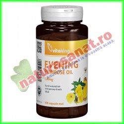 Evening Primrose Oil (ulei de primula) 500 mg 100 capsule gelatinoase moi - Vitaking - www.naturasanat.ro