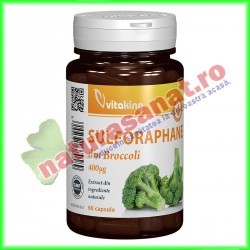 Sulforaphane din Broccoli 60 capsule vegetale - Vitaking - www.naturasanat.ro