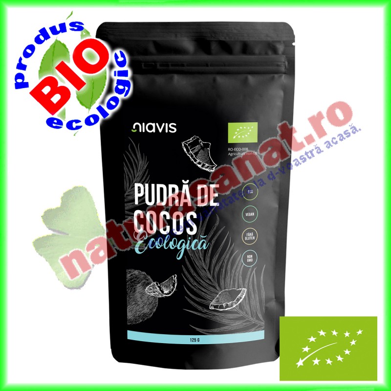 Cocos Pudra Ecologica BIO 125 g - Niavis - www.naturasanat.ro