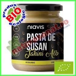 Pasta de Susan (Tahini Alb) Ecologica BIO 250 g - Niavis - www.naturasanat.ro