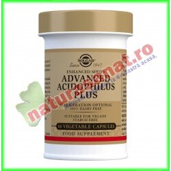 Advanced Acidophilus Plus 60 capsule vegetale - Solgar