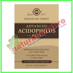 Advanced Acidophilus Plus 60 capsule vegetale - Solgar