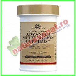 Advanced Multibillion Dophilus 60 capsule vegetale - Solgar - www.naturasanat.ro