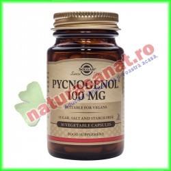 Pycnogenol 100 mg 30 capsule vegetale - Solgar - www.naturasanat.ro
