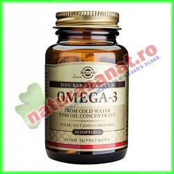 Omega-3 Dublu Concentrate 700 mg 30 capsule moi - Solgar - www.naturasanat.ro
