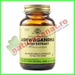 Ashwagandha Root Extract 60 capsule - Solgar - www.naturasanat.ro