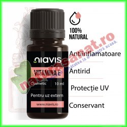 Vitamina E 10 ml - Niavis - www.naturasanat.ro