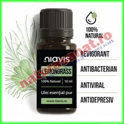 Lemongrass Ulei Esential 10 ml - Niavis - www.naturasanat.ro