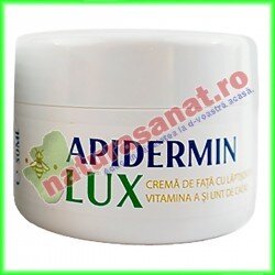 Apidermin Lux Crema pentru Fata 50 ml - Complex Apicol - www.naturasanat.ro