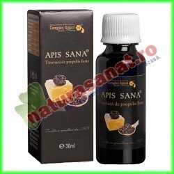 Apis Sana Tinctura Propolis Forte 30% 30 ml - Complex Apicol - www.naturasanat.ro