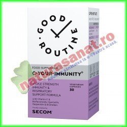 C-Your-Immunity 30 capsule vegetale - Good Routine - Secom - www.naturasanat.ro