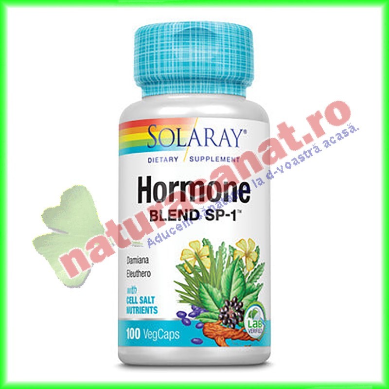 Hormone Blend SP-1 100 capsule vegetale - Solaray - Secom - www.naturasanat.ro