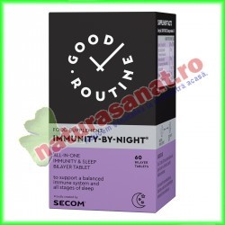 Immunity-By-Night 60 comprimate dublu-strat (bilayer) - Good Routine - Secom - www.naturasanat.ro