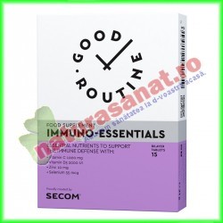Immuno-Essentials 15 comprimate dublu-strat (Bi-layer) - Good Routine - Secom - www.naturasanat.ro