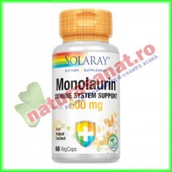Monolaurin 500 mg 60 capsule vegetale - Solaray - Secom - www.naturasanat.ro