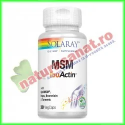 MSM ibuActin 30 capsule vegetale - Solaray - Secom - www.naturasanat.ro