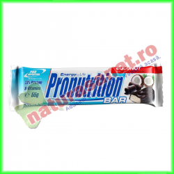 Baton Proteic Cocos Pronutrition Bar 55 g - Pro Nutrition - www.naturasanat.ro