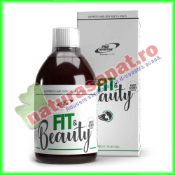 Fit & Beauty Raspberry 480 ml - Pro Nutrition - www.naturasanat.ro