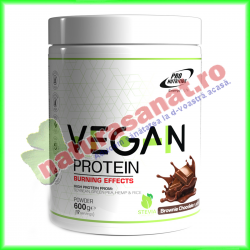 Vegan Protein Burning Effects Mix proteic pentru slabit 600 g - Pro Nutrition - www.naturasanat.ro