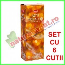 Antitabac Betisoare Parfumate 120 buc (set cu 6 cutii) - HEM - www.naturasanat.ro