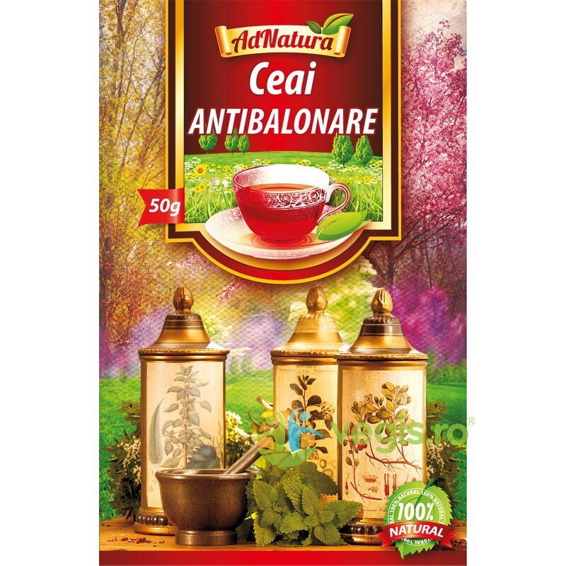 Ceai Antibalonare 50 g - Ad Natura - Adserv - www.naturasanat.ro