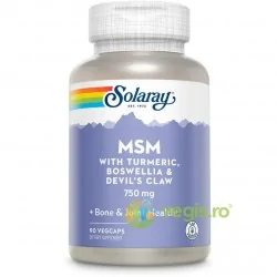 MSM 750mg (Metilsulfonilmetan) 90 capsule - Solaray - Secom - www.naturasanat.ro