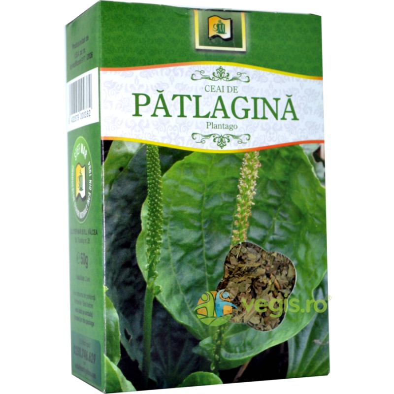 Ceai Patlagina 50 g - Stefmar - www.naturasanat.ro