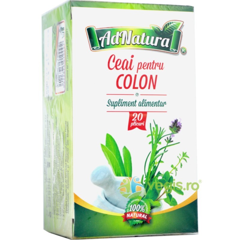 Ceai Pentru Colon 20 doze - Ad Natura - Adserv - www.naturasanat.ro