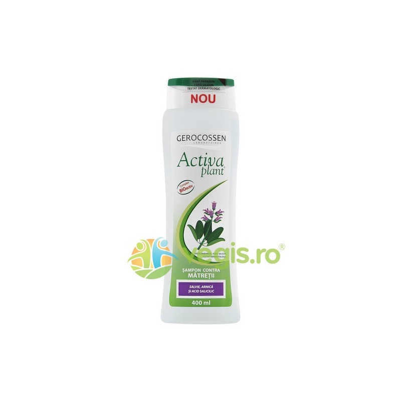 Sampon Activa Contra Matretii Salvie 400 ml - Gerocossen - www.naturasanat.ro