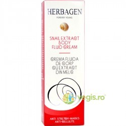 Crema Fluida De Corp Cu Extract Din Melc 200 ml - Herbagen - www.naturasanat.ro