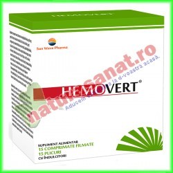 Hemovert 15 comprimate + 15 plicuri - Sunwave Pharma - www.naturasanat.ro
