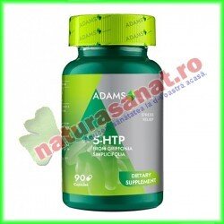 5-HTP 50 mg 90 capsule - Adams Vision - www.naturasanat.ro