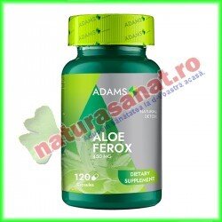 Aloe Ferox 450 mg 120 capsule - Adams Vision - www.naturasanat.ro