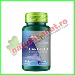 Carti-Flex - Cartilaj de rechin 740 mg 30 capsule - Adams Vision - www.naturasanat.ro