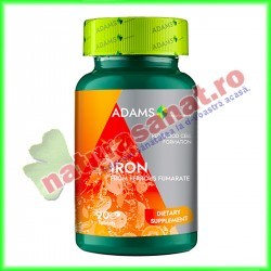 Iron (Fier) 14 mg 90 tablete - Adams Vision - www.naturasanat.ro