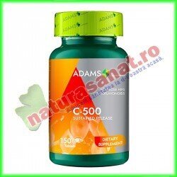 C-500 cu Macese (Vitamina C) 150 tablete - Adams Vision - www.naturasanat.ro