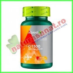 C-1500 cu Macese (Vitamina C) 90 tablete - Adams Vision - www.naturasanat.ro