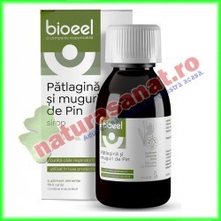 Sirop de Patlagina si Muguri de Pin 120 ml - Bioeel - www.naturasanat.ro
