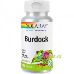 Burdock (Brusture) 425mg 100 capsule - Solaray - Secom - www.naturasanat.ro