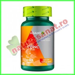 Zinc 15 mg 90 tablete - Adams Vision - www.naturasanat.ro
