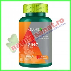Zinc 15 mg 300 tablete - Adams Vision - www.naturasanat.ro