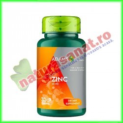 Zinc 15 mg 30 tablete - Adams Vision - www.naturasanat.ro