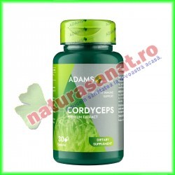 Cordyceps (Ciuperca Tibetana) 300 mg 30 capsule - Adams Vision - www.naturasanat.ro