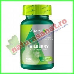 Bilberry Extract Afin 500 mg 90 capsule - Adams Vision - www.naturasanat.ro