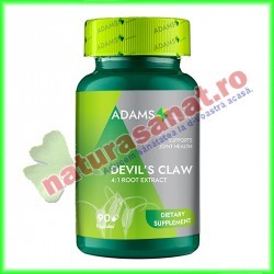 Devil's Claw Gheara Diavolului 250 mg 90 capsule - Adams Vision - www.naturasanat.ro