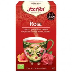 CEAI TRANDAFIRI 17pl ECO-BIO - Yogi Tea - www.naturasanat.ro
