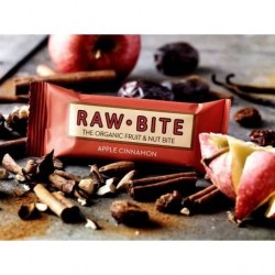 BATON APPLE CINNAMON - MAR CU SCORTISOARA 50g - RAW BITE - www.naturasanat.ro