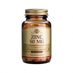 Zinc gluconate 50mg 100cps - SOLGAR - www.naturasanat.ro