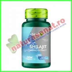 Shilajit Mumio Extract 400 mg 30 capsule - Adams Vision - www.naturasanat.ro